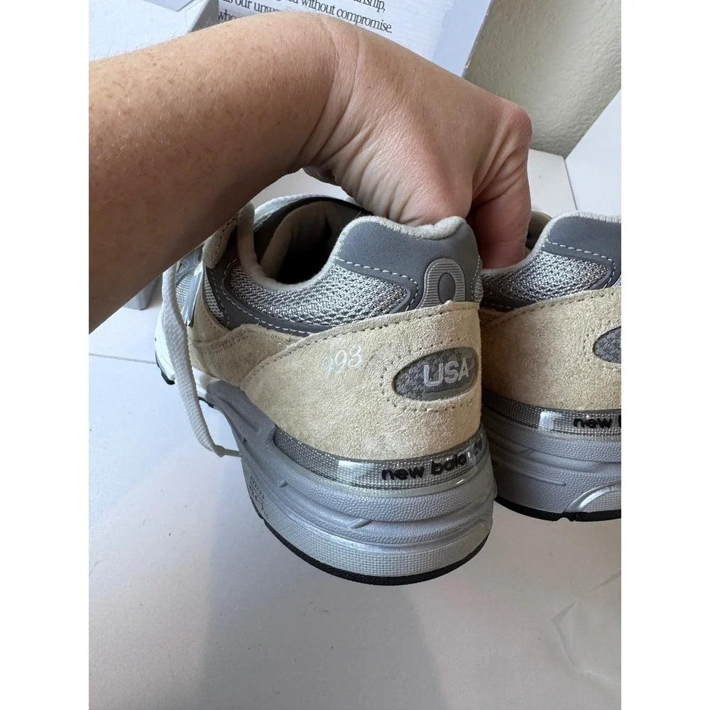 New Balance 993 Made in USA Grey Sneakers Women 5.5 Medium U993IG Minimalist‎
